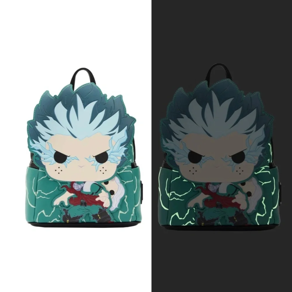 Loungefly My Hero Academia Deku Infinity Cosplay Glow in the Dark Mini Backpack